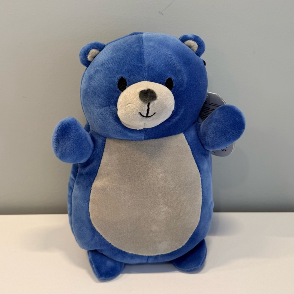 Brand New 10” Celeste Hug Mees Squishmallow Blue and White Plush Bear